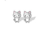 lutaotie Sweet Cute Cuddly Critters Charm Mini Stud Earrings