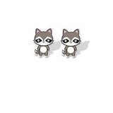 lutaotie Sweet Cute Cuddly Critters Charm Mini Stud Earrings