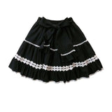 lutaotie Flaky Pastry Fairycore Skirt Bottoms