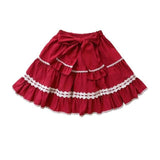 lutaotie Flaky Pastry Fairycore Skirt Bottoms