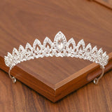 lutaotie Delicate Ice Fairycore Tiara Hair Accessory