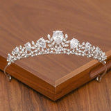 lutaotie Delicate Ice Fairycore Tiara Hair Accessory