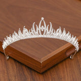 lutaotie Delicate Ice Fairycore Tiara Hair Accessory