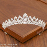 lutaotie Delicate Ice Fairycore Tiara Hair Accessory