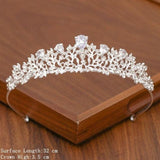 lutaotie Delicate Ice Fairycore Tiara Hair Accessory