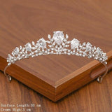 lutaotie Delicate Ice Fairycore Tiara Hair Accessory