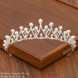 lutaotie Delicate Ice Fairycore Tiara Hair Accessory