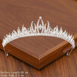 lutaotie Delicate Ice Fairycore Tiara Hair Accessory