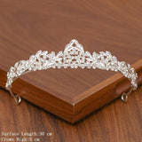 lutaotie Delicate Ice Fairycore Tiara Hair Accessory