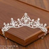 lutaotie Delicate Ice Fairycore Tiara Hair Accessory