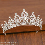 lutaotie Delicate Ice Fairycore Tiara Hair Accessory