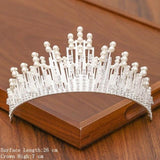 lutaotie Delicate Ice Fairycore Tiara Hair Accessory