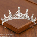 lutaotie Delicate Ice Fairycore Tiara Hair Accessory