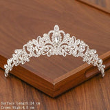 lutaotie Delicate Ice Fairycore Tiara Hair Accessory