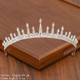 lutaotie Delicate Ice Fairycore Tiara Hair Accessory