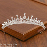 lutaotie Delicate Ice Fairycore Tiara Hair Accessory