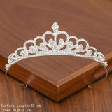 lutaotie Delicate Ice Fairycore Tiara Hair Accessory