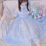 lutaotie Pastel Gem Princesscore Fairycore Dress