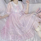 lutaotie Pastel Gem Princesscore Fairycore Dress