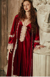 lutaotie Cherry-Stained Dark Princesscore Sleepwear