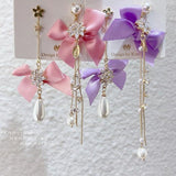 lutaotie Shopping in the Town Square Fairycore Princesscore Earrings