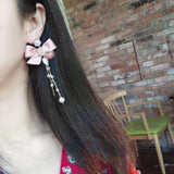 lutaotie Shopping in the Town Square Fairycore Princesscore Earrings