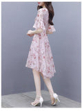 lutaotie Frosted Strawberries and Cream Fairycore Dress