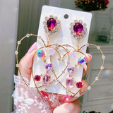 lutaotie Dizzy in Love Spin Drop Earrings