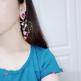 lutaotie Dizzy in Love Spin Drop Earrings