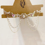 lutaotie Fairycore Princesscore Catching Rainbows Choker