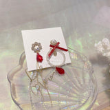 lutaotie Fairy Circle Drop Earrings