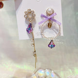 lutaotie Fairy Circle Drop Earrings