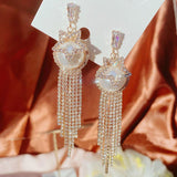 lutaotie Priceless Star Simulated Pearl Princesscore Earrings