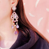 lutaotie Enchanted by the Fireflies Fairycore Earrings