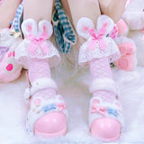 lutaotie Bunny Bright Fairycore Socks