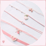 lutaotie Peachy Fuzz Fairycore Princesscore Choker