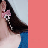 lutaotie Baked Cookies Kawaii Earrings