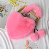 lutaotie Sweetheart Princesscore Plush Soft Kawaii Bag