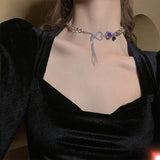 lutaotie Sweetheart Raindrop Fairycore Choker