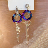 lutaotie Fae Pirate Spyglass Fairycore Earrings