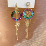 lutaotie Fae Pirate Spyglass Fairycore Earrings