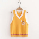 lutaotie Beary Beautiful Sweater Vest Fairycore Top