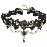 lutaotie Whimsical Elegance Dark Fairycore Princesscore Choker