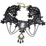 lutaotie Whimsical Elegance Dark Fairycore Princesscore Choker