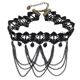 lutaotie Whimsical Elegance Dark Fairycore Princesscore Choker