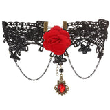 lutaotie Whimsical Elegance Dark Fairycore Princesscore Choker