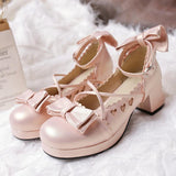 lutaotie Dewdrops and Hearts Fairycore Shoes