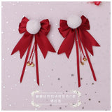 lutaotie Jingle Bear Sweet Hair Accessory Set