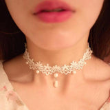 lutaotie Whimsical Elegance Dark Fairycore Princesscore Choker