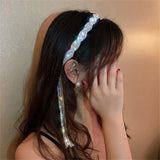 lutaotie Frozen Waterfalls Fairycore Hair Band Accessory